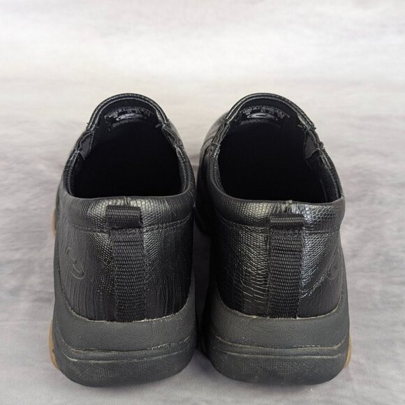 Roper leather slip ons size 8 black snakeskin pristine condition - Picture 4 of 7